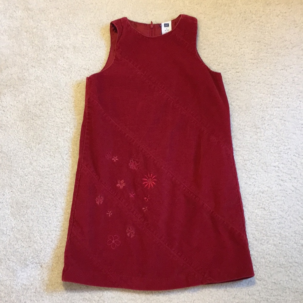 EUC Gap corduroy dress with matching purse